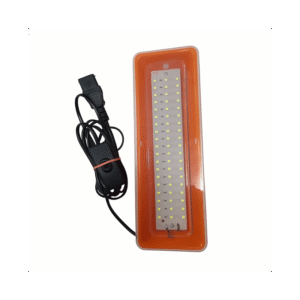 Radhe Agri 12V DC LED Flood Light, 60W High Bright Outdoor Waterproof With Switch And PVC body