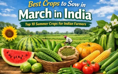 Best Crops to Sow in March in India for Higher Summer Yield