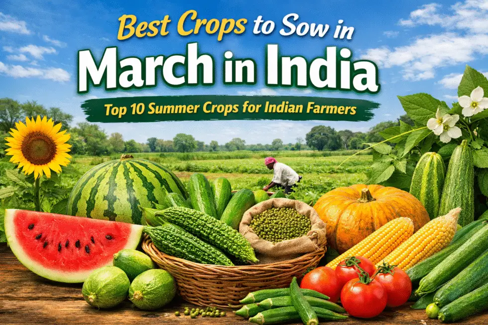 Best Crops to Sow in March in India for Higher Summer Yield