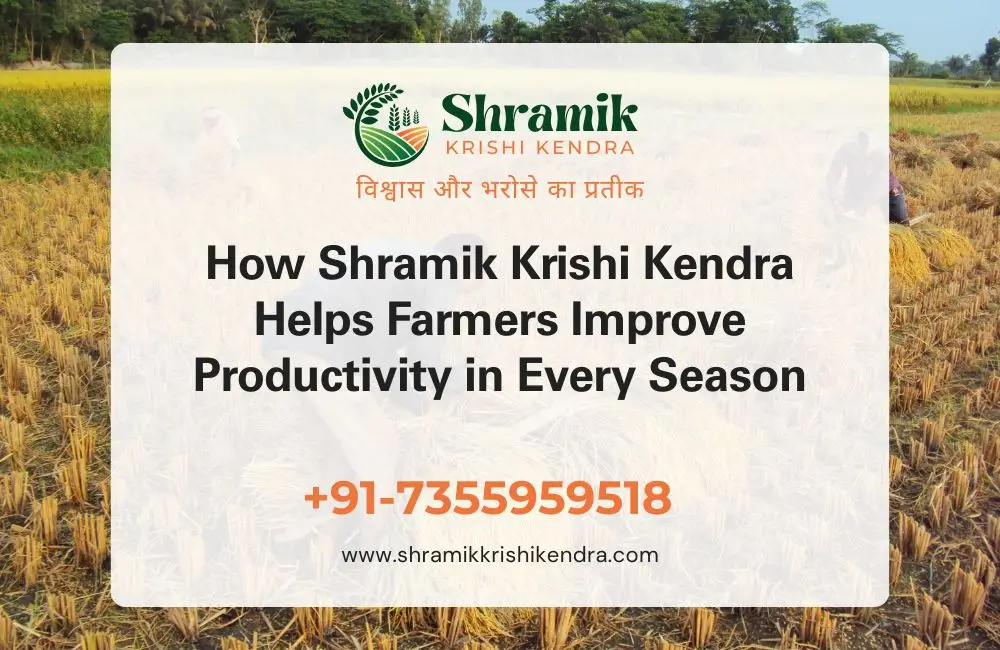 How Shramik Krishi Kendra Helps Farmers Improve Productivity in Every Season