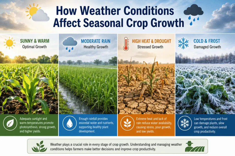 How Weather Conditions Affect Seasonal Crop Growth