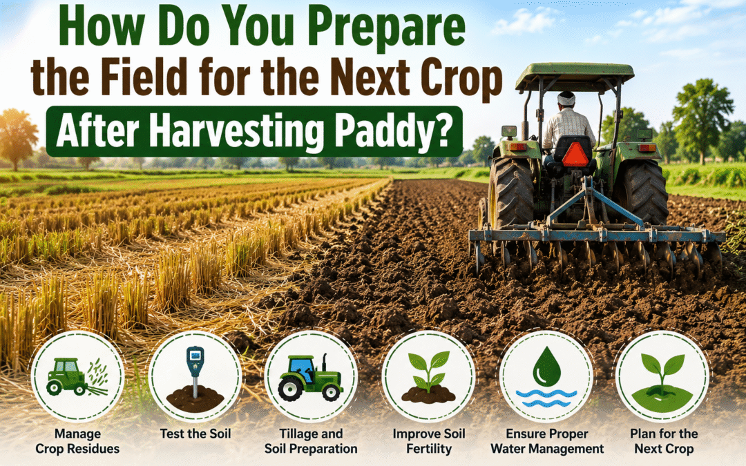 How Do You Prepare the Field for the Next Crop After Harvesting Paddy