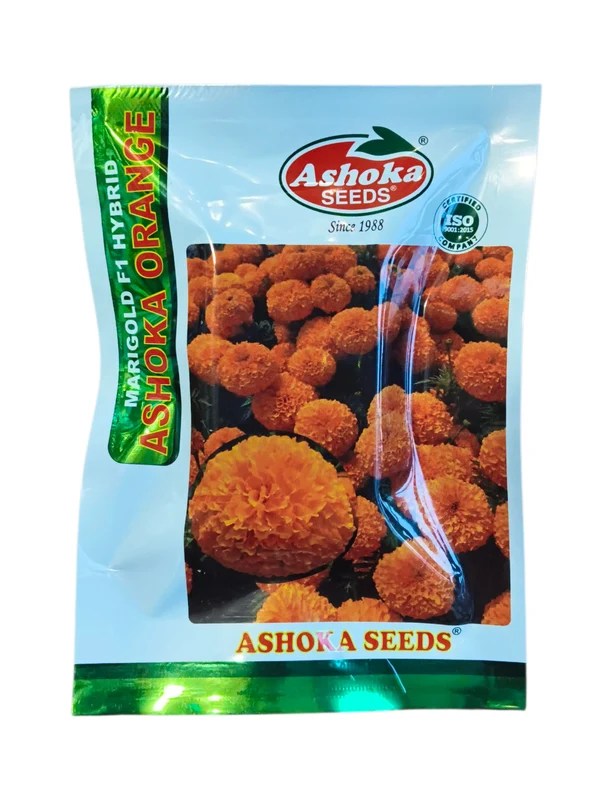 Ashoka Orange Hybrid Marigold Seeds