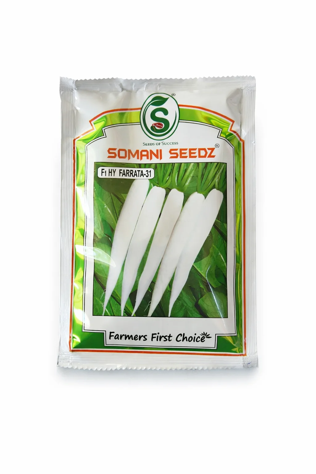 Somani Seeds Radish F1 Hybrid Farha(100GM)