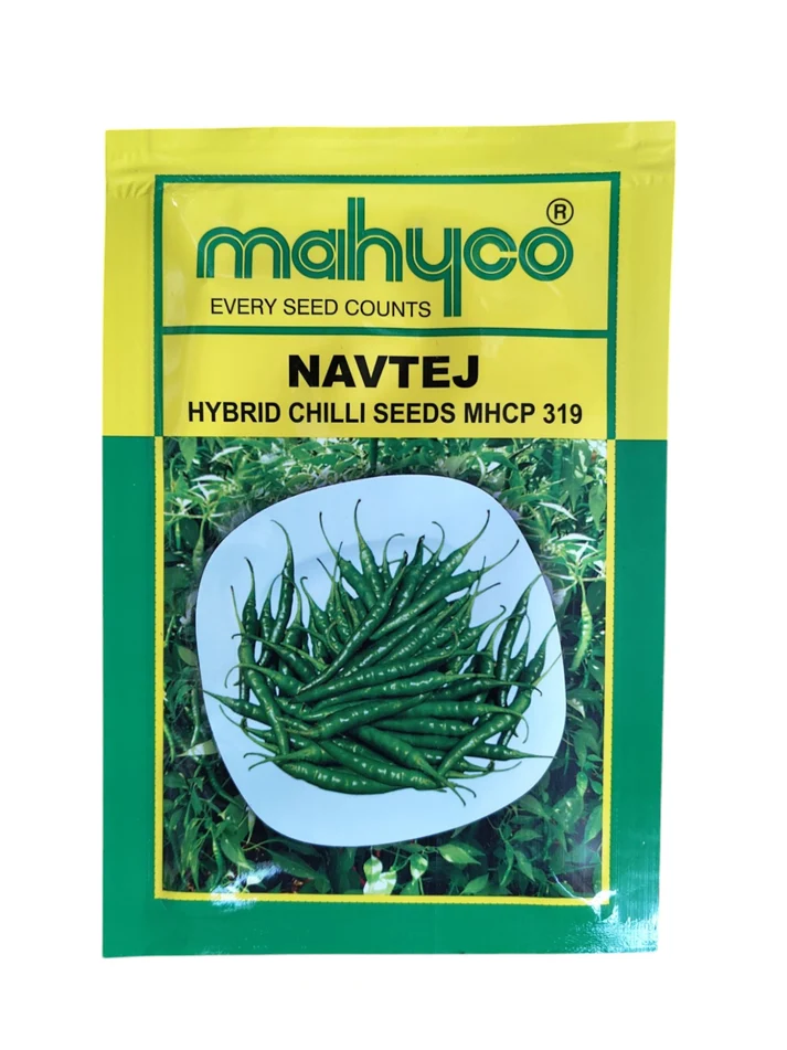 Chilli Navtej F1 Hybrid Mahyco Seeds (मिर्ची)