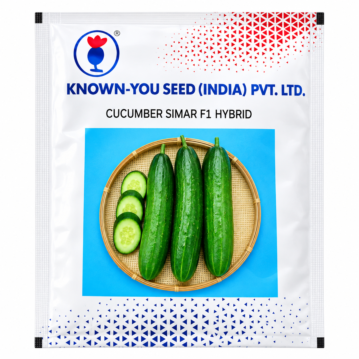Known You Simar F1 Hybrid Cucumber Seeds – Premium Green Cucumber Variety for Commercial Vegetable Cultivation