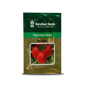 Namdhari NS 4266 Tomato Seeds F1 Hybrid – High Yield Premium Red Tomato for Commercial Farming(10GM)