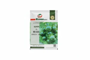Rizwan Green Gold RSS-3333 Zucchini Seeds – High Yield Premium Hybrid Zucchini for Commercial Farming & Kitchen Gardening